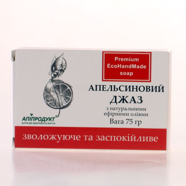Мило "Апельсиновий джаз" зволожуюче та заспокійливе (75г)