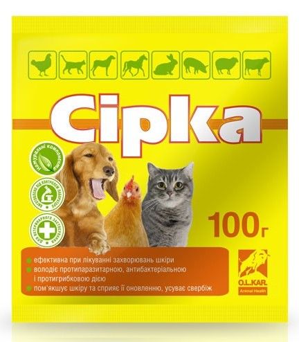 (O.L.KAR) Сера кормовая ветеринарная (100 г)